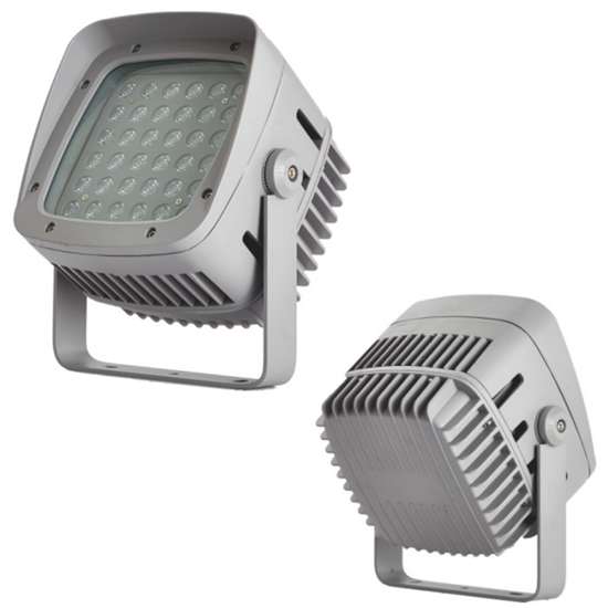 36W方形投光燈戴帽