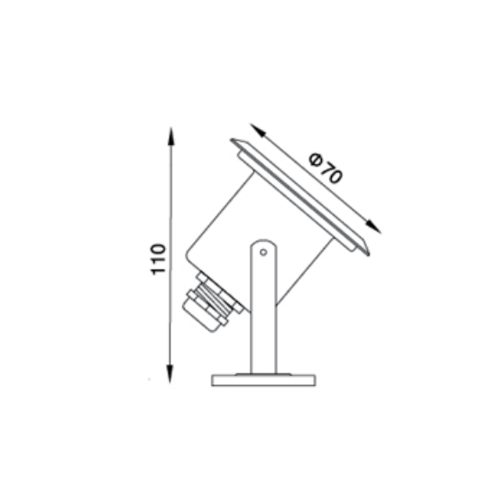 1W水池燈投光燈