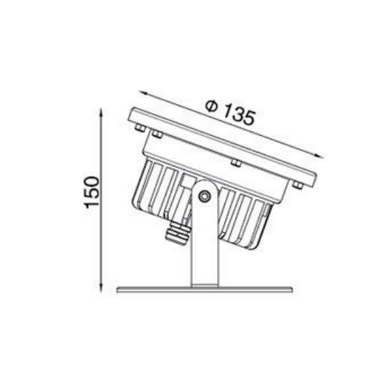 6W水池燈投光燈