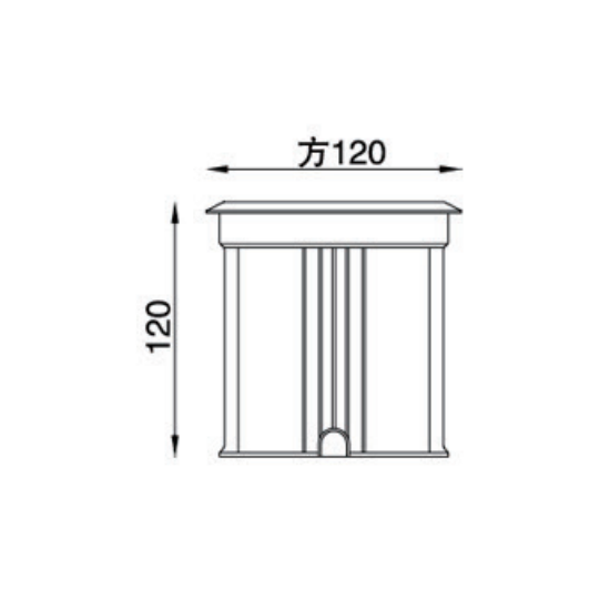 3W方型水底埋地燈