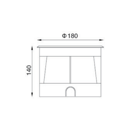 9W可內調偏光埋地燈