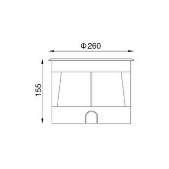 18W可內調偏光埋地燈