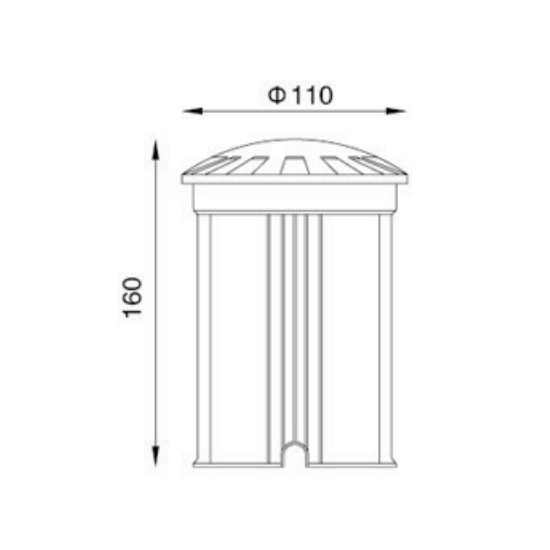 3W單出光埋地燈